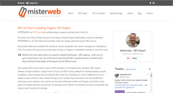 Desktop Screenshot of misterweb.co.uk